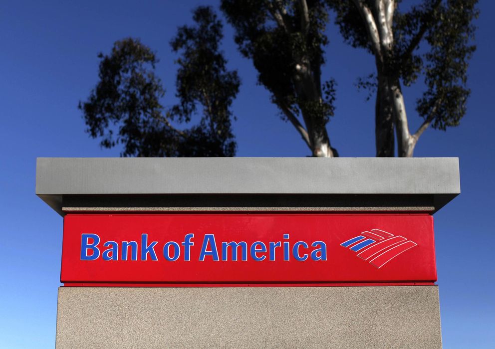 Foto: A bank of america sign is pictured in encinitas, california