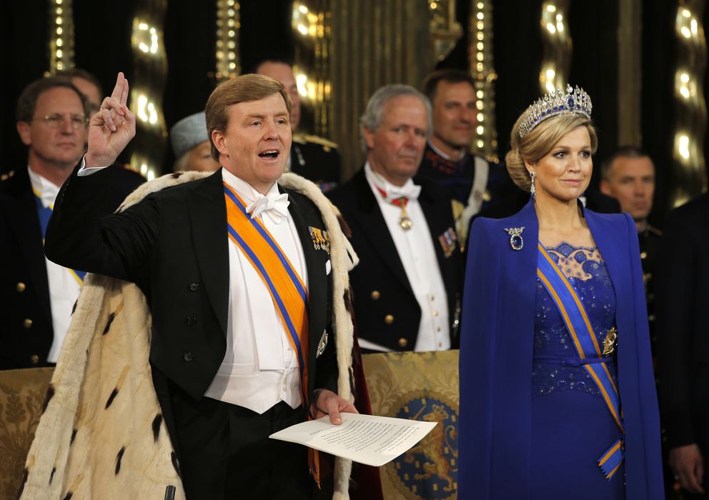 Foto: Los reyes Guillermo Alejandro y Máxima de Holanda en una imagen de su entronización (Gtres)