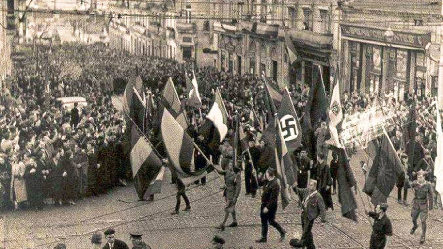 El 26 de mayo de 1939, el ejército de Adolf Hitler hizo en Vigo una demostración internacional de fuerza con la despedida de la Legión Cóndor