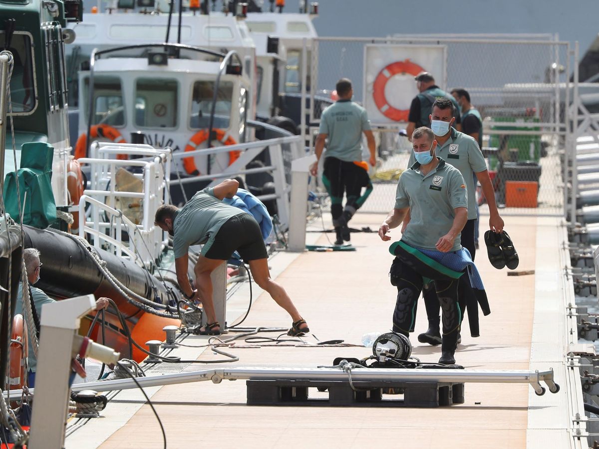 Foto: Rescatado el cuerpo de la submarinista atrapada en un pecio en Gran Canaria. Foto: Efe