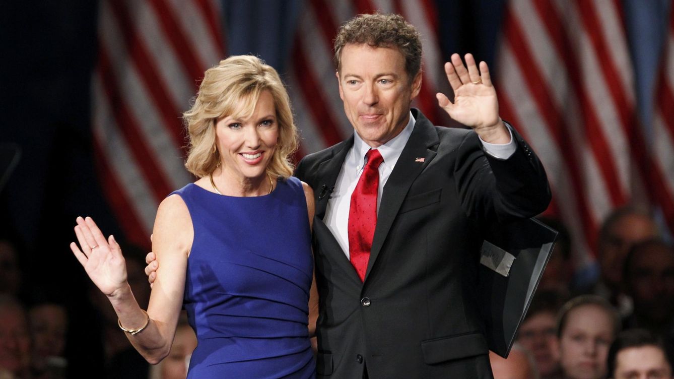 Foto: El candidato republicano Rand Paul y su esposa, Kelley Ashby