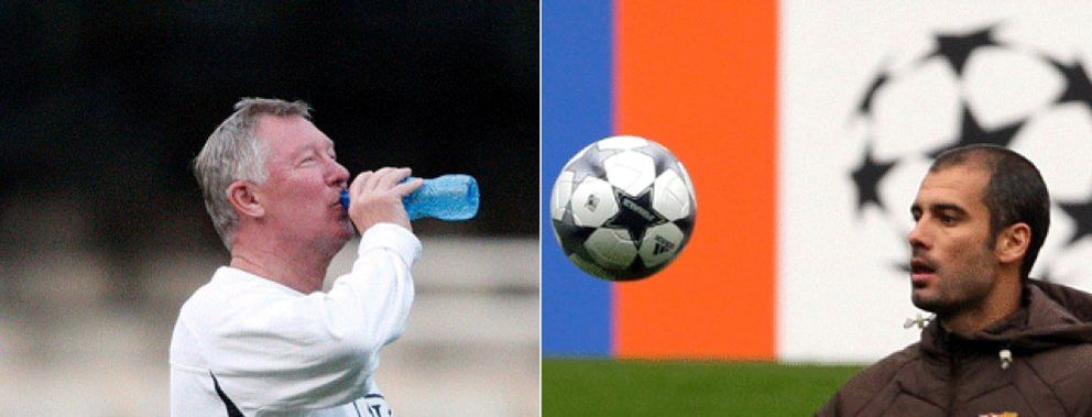 Foto: Guardiola-Ferguson y Messi-Cristiano, éxitos enfrentados