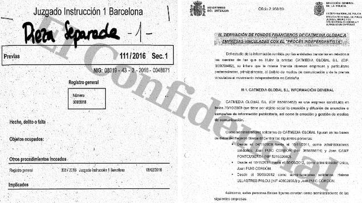 El documento completo del Juzgado de Instrucción 1 de Barcelona