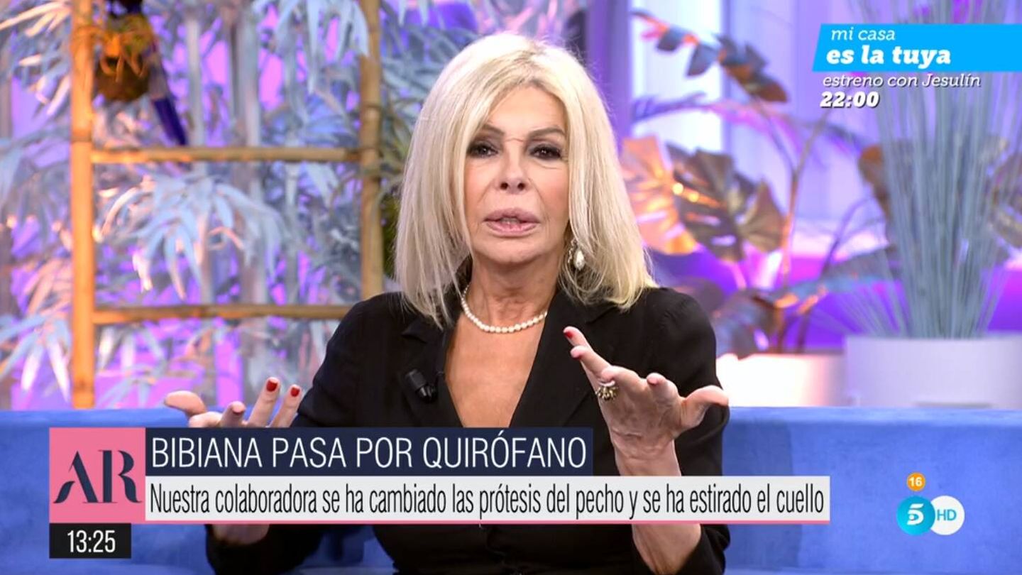 La actriz Bibiana Fernández. (Mediaset)