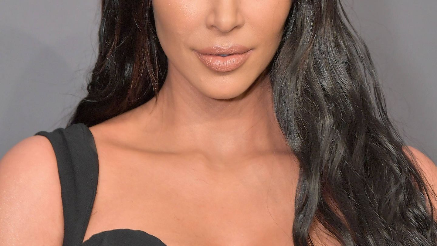 Kim Kardashian en la amfAR New York Gala. (Getty)