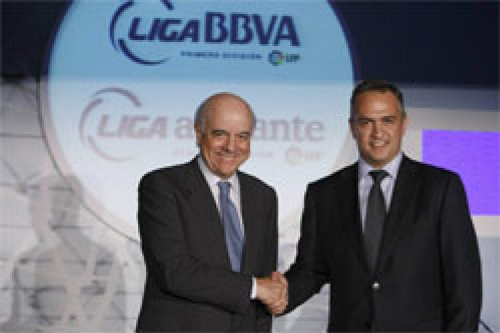 Foto: El BBVA prorroga dos años su patrocinio a la Liga española de fútbol