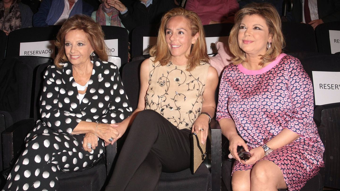 María Teresa Campos junto a Terelu y Rocío Carrasco. (CP)