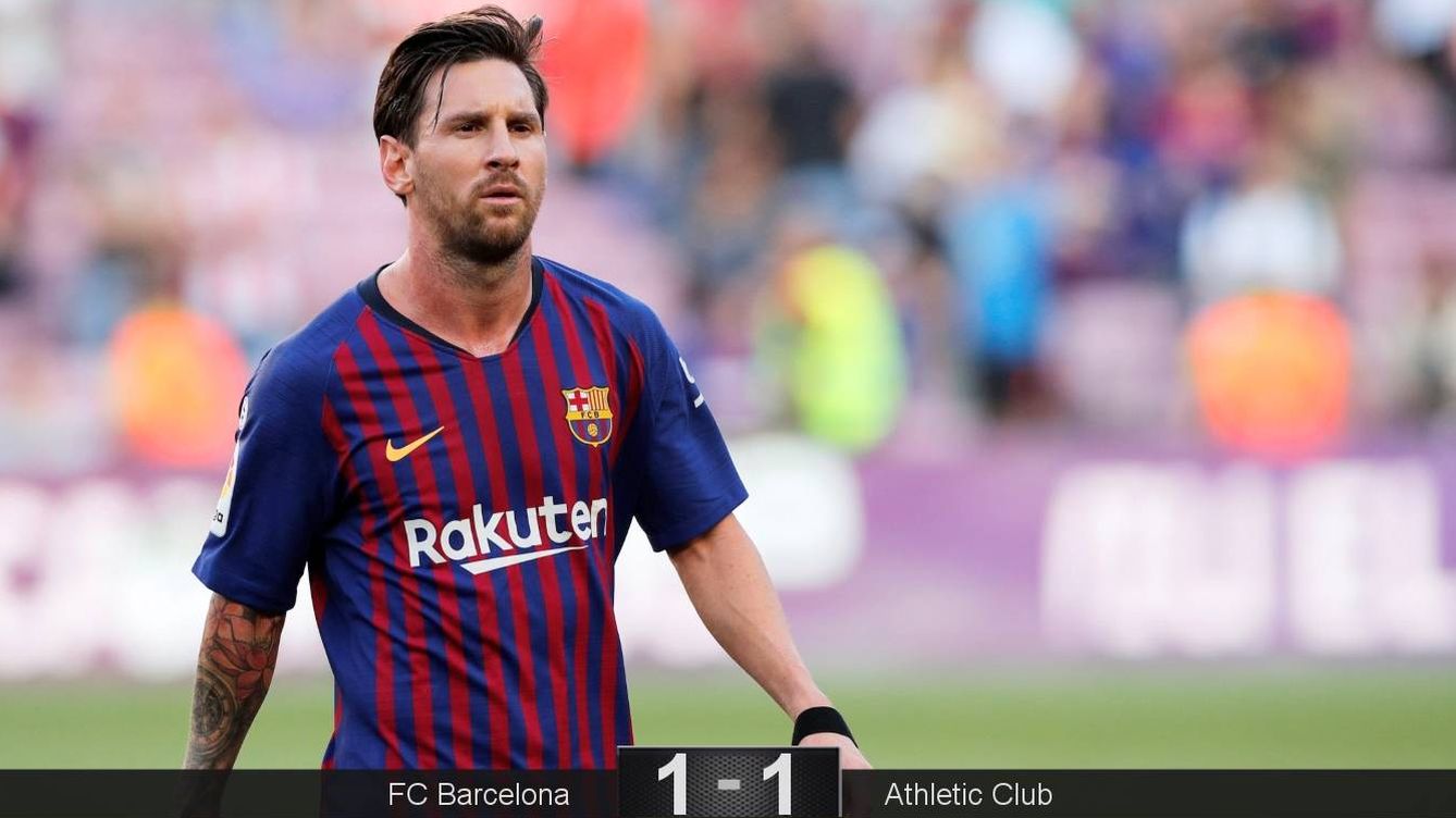 Foto: Leo Messi fue suplente en el FC Barcelona-Athletic Club. (Reuters)