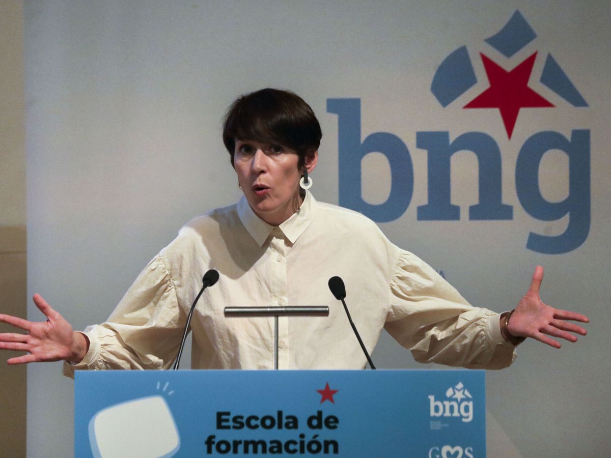 Foto: Ana Pontón, líder del BNG. (EFE/Xoán Rey)
