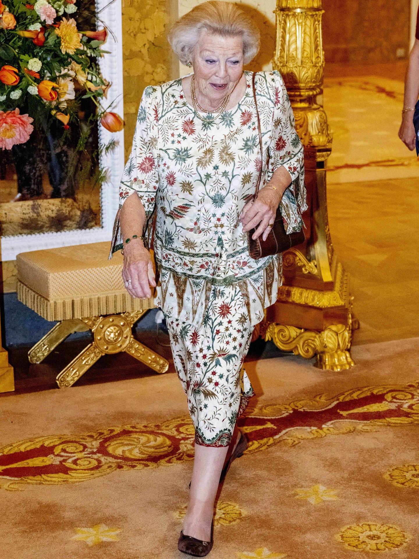 La princesa Beatriz, a su llegada al palacio de Noordeinde. (Cordon Press)