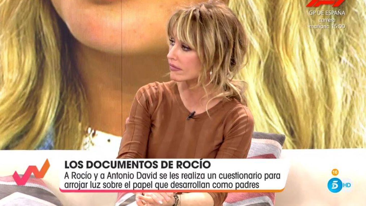 Emma García, en 'Viva la vida'. (Mediaset España)