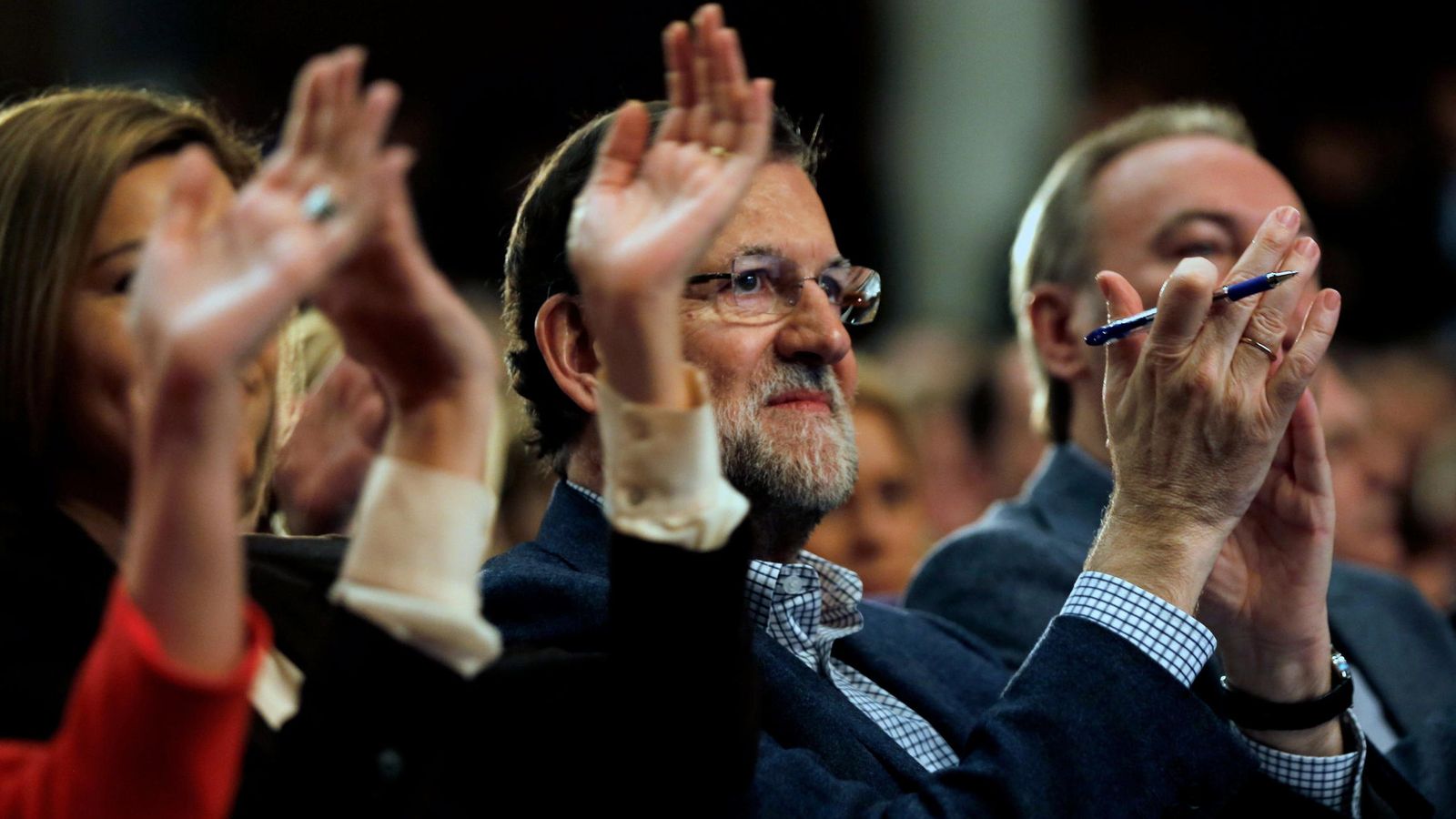 Foto: Mariano Rajoy en un acto en Valencia. (Efe)