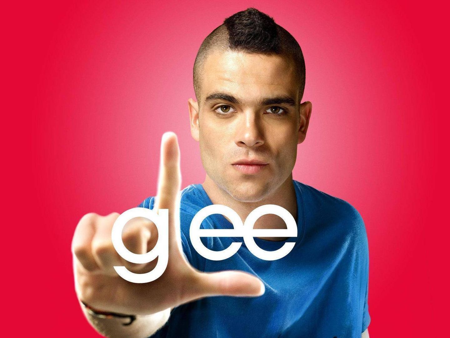 El actor Mark Salling en una imagen promocional de la serie 'Glee'.