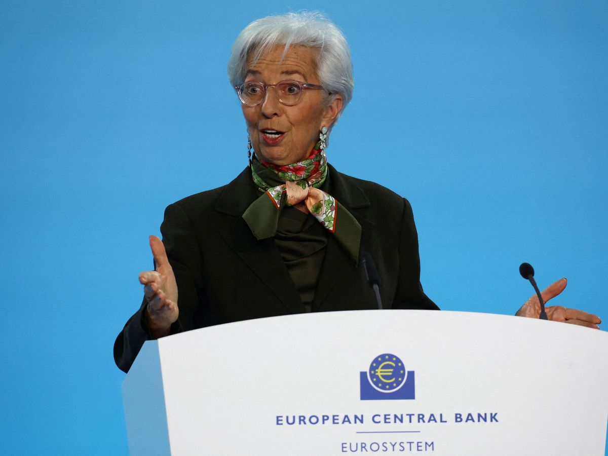 Foto: La presidenta del BCE, Christine Lagarde. (Reuters/Kai Pfaffenbach)