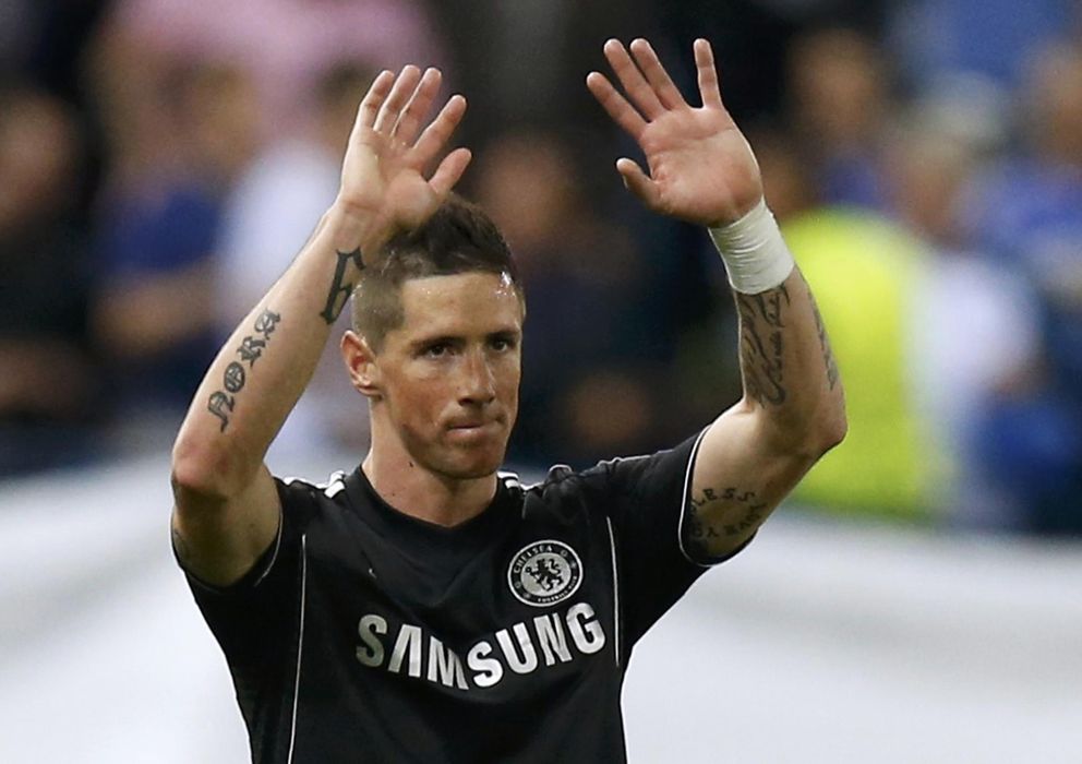 Foto: Fernando Torres saluda a la afición del Atlético de Madrid (Reuters)