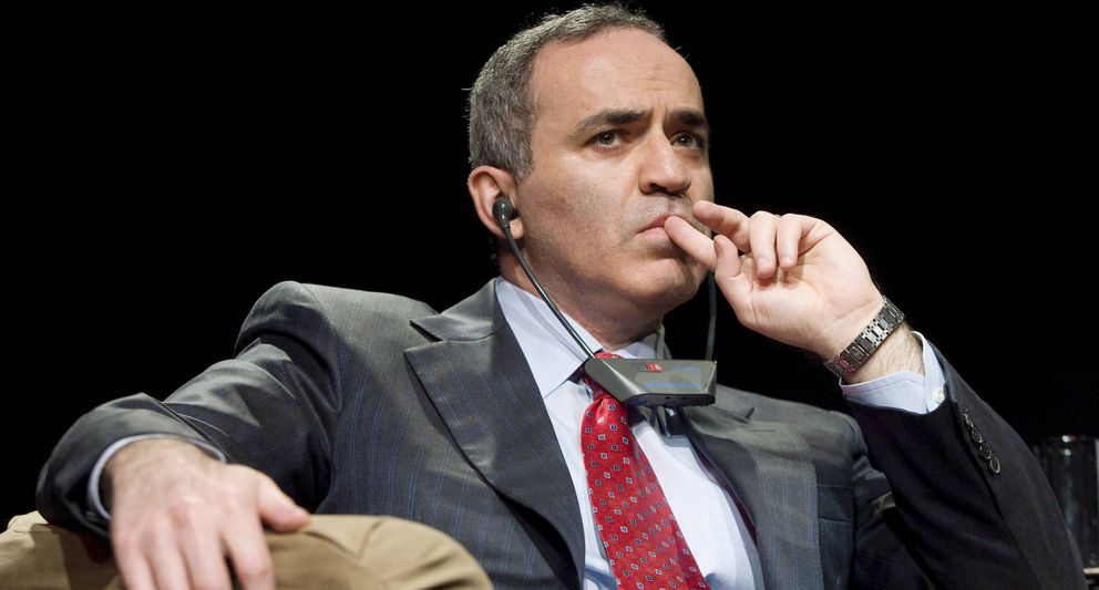El líder de la coalición opositora 'La Otra Rusia' y ex campeón mundial de ajedrez, Garry Kasparov.