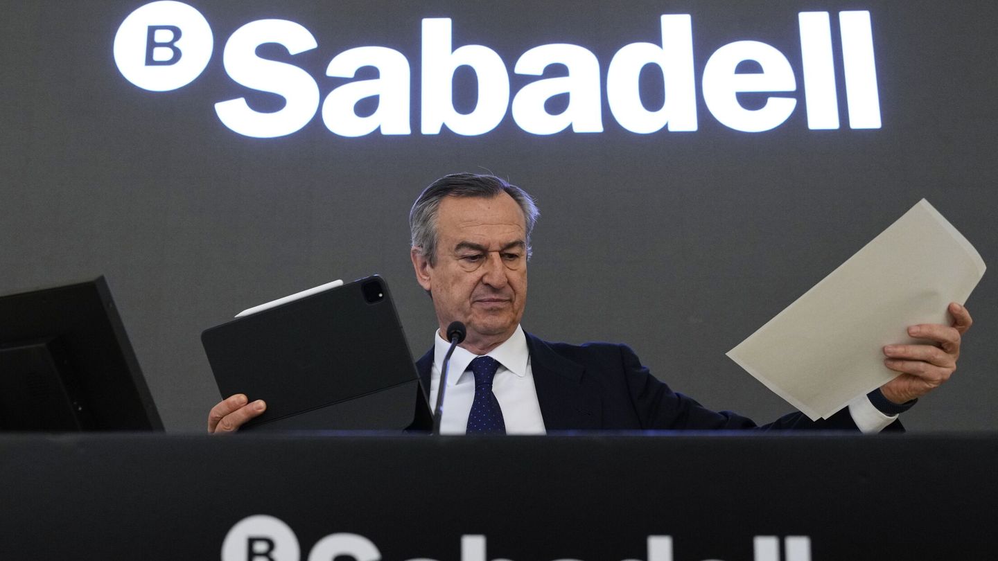 El CEO del Banco Sabadell, César González-Bueno. (EFE/Alejandro García)