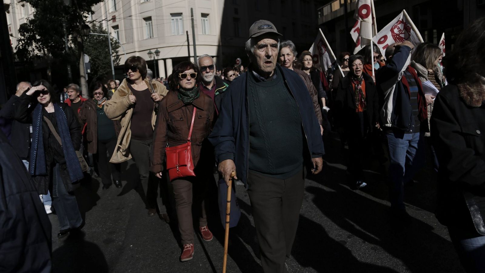 Foto: Protestas de jubilados (Efe).