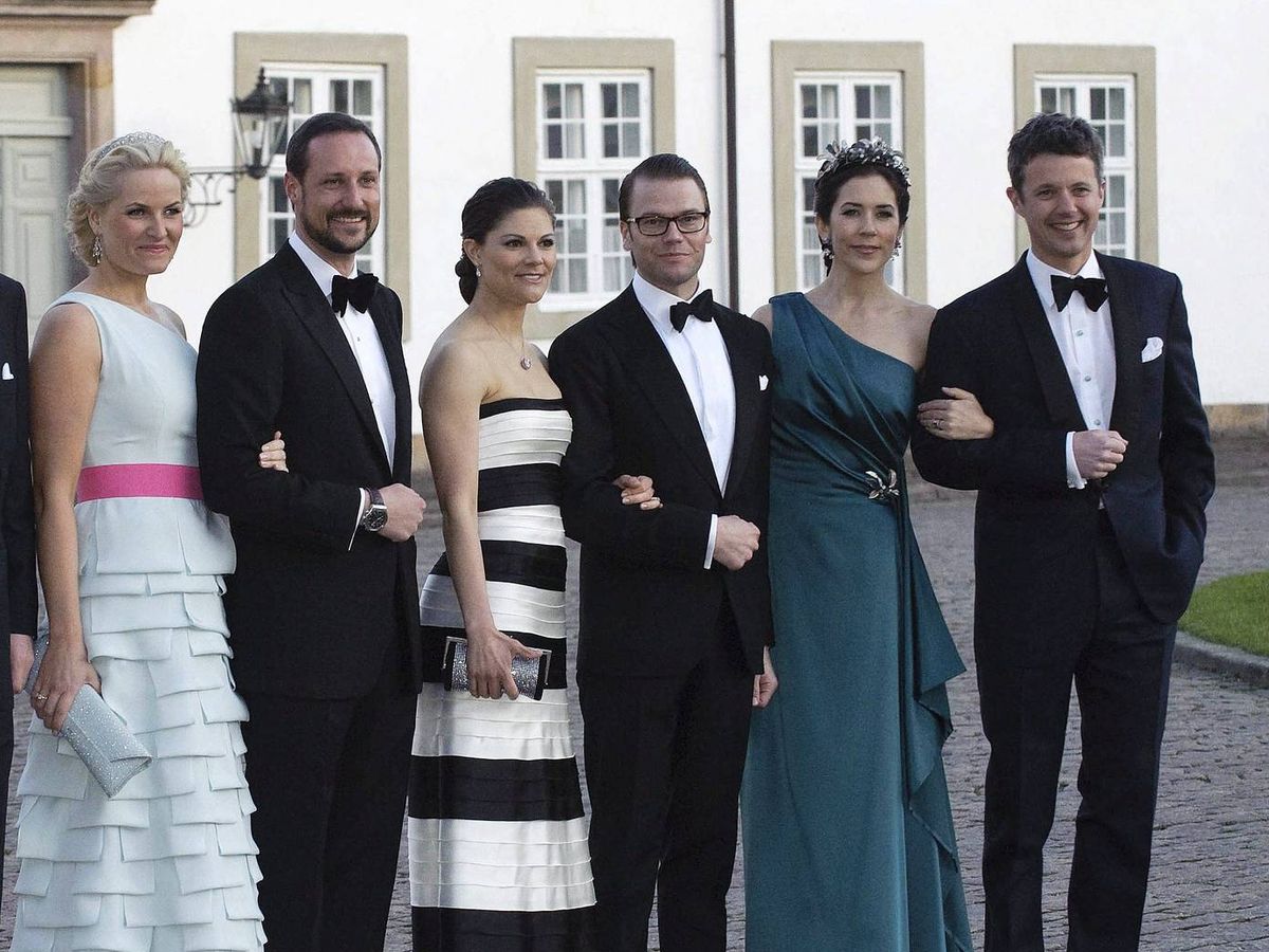 Foto: Los príncipes de Noruega, Suecia y Dinamarca, en una imagen de archivo. (EFE)