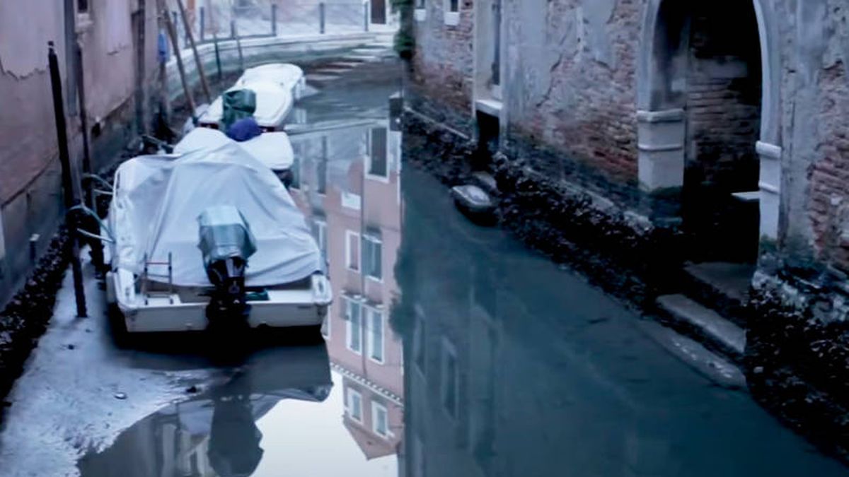 Venecia se queda sin agua: ¿por qué los canales están secos?