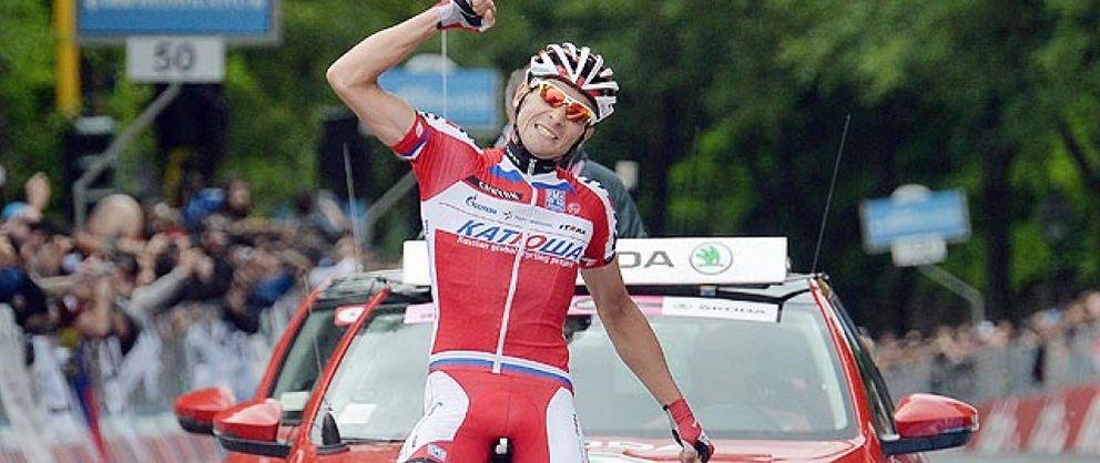 Foto: Belkov se lleva la novena etapa mientras que Nibali sigue con la 'maglia rosa'
