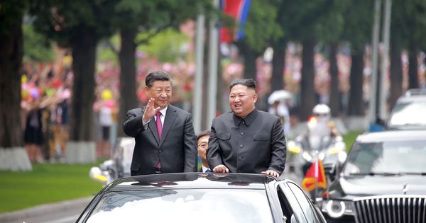 Foto: Xi Jinping junto a Kim Jong Un. (Reuters)