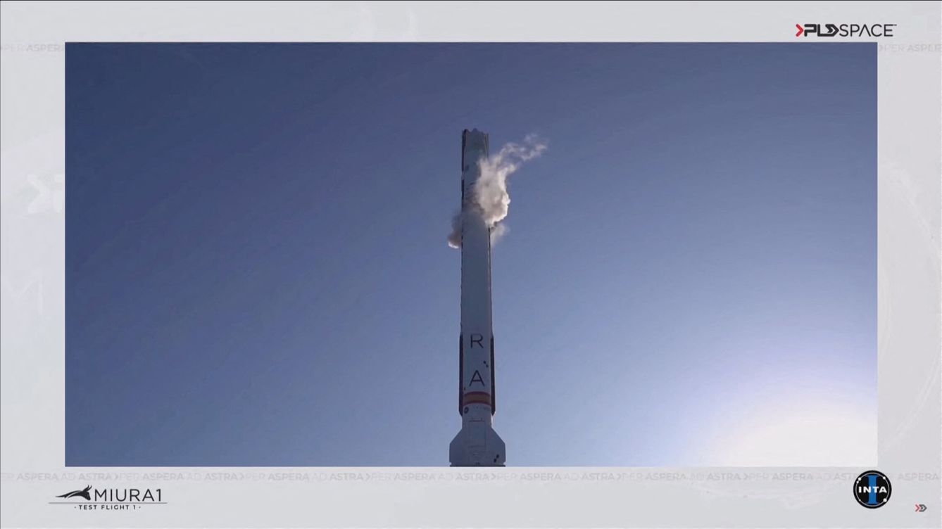 Foto: El primer cohete suborbital reutilizable 