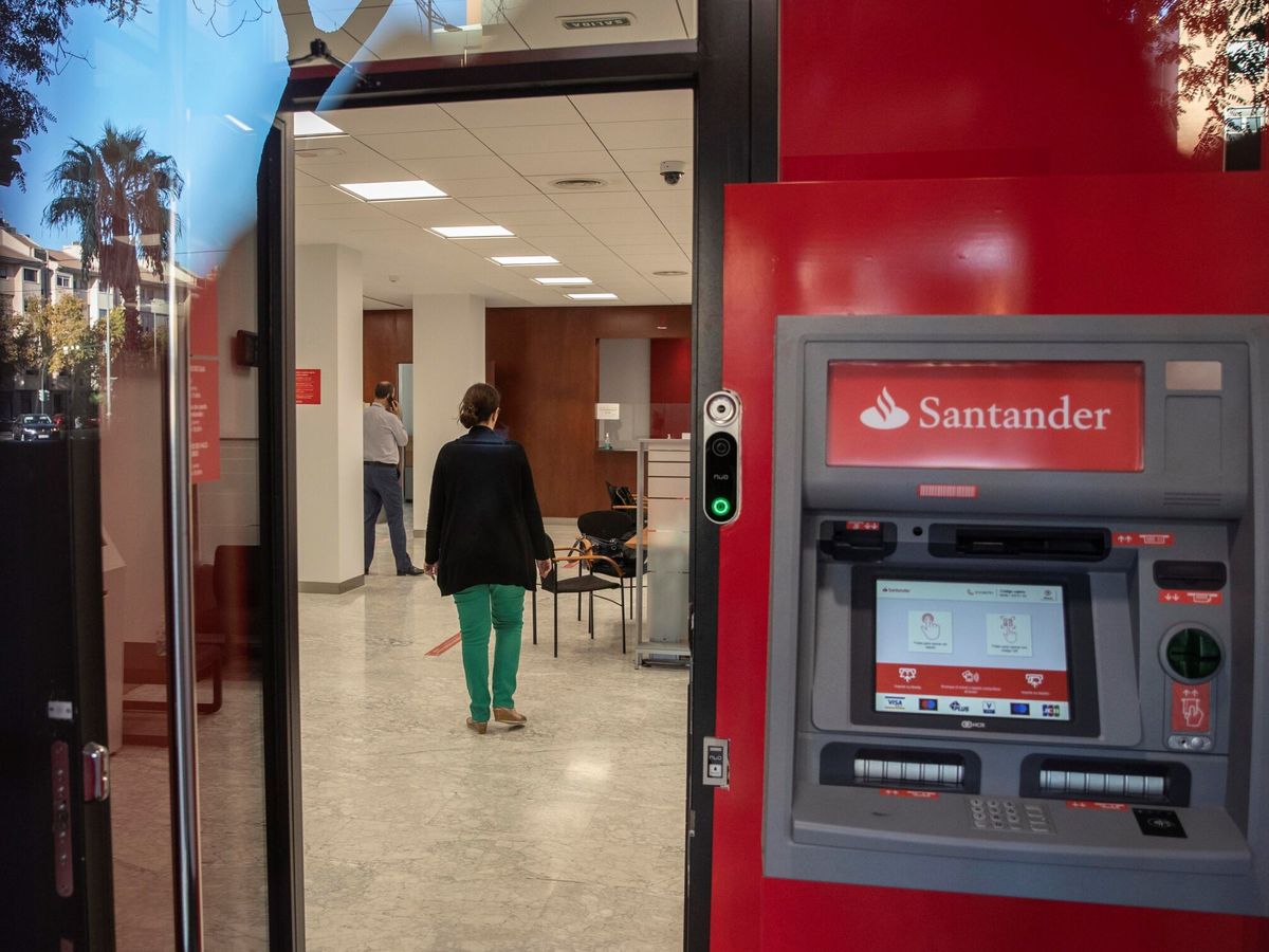 Foto: Sucursal de Banco Santander. (Cedida)