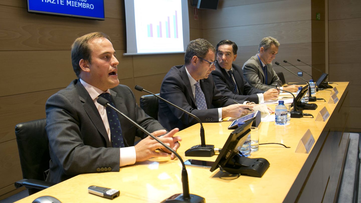 Presentación del estudio 'Longevidad y cambios en el ahorro y la inversión', en la Bolsa de Madrid.