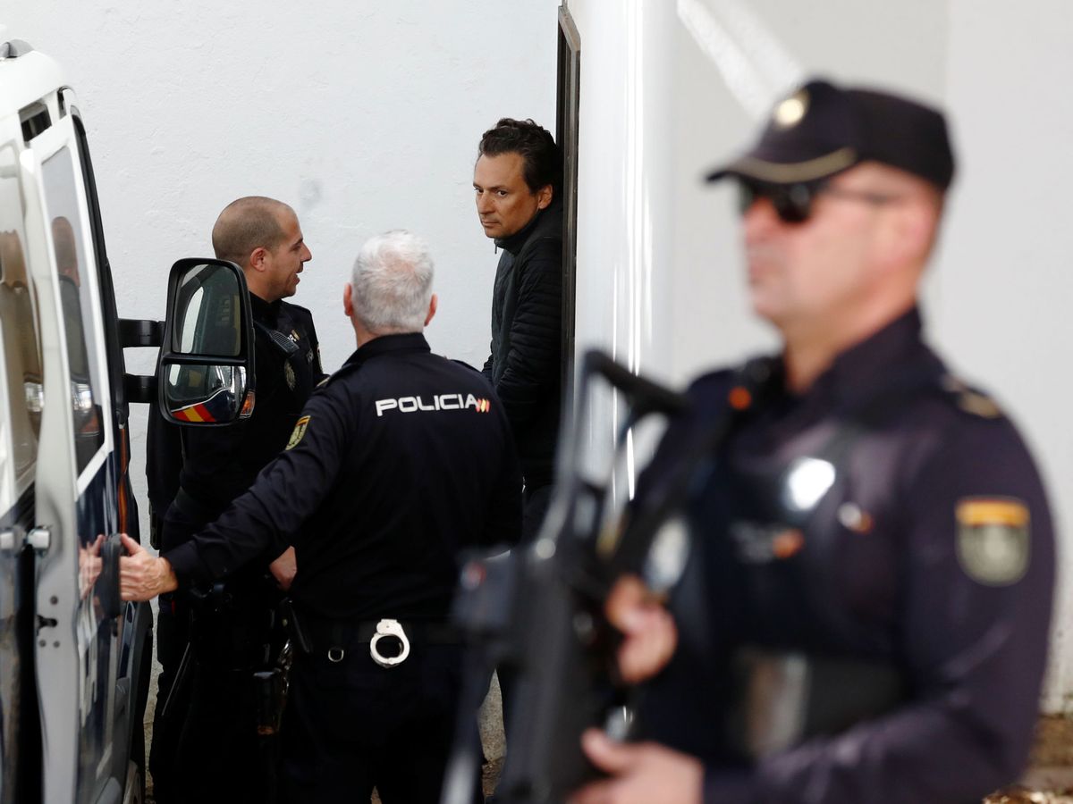 Foto: Emilio Lozoya, detenido en Málaga. (Reuters)
