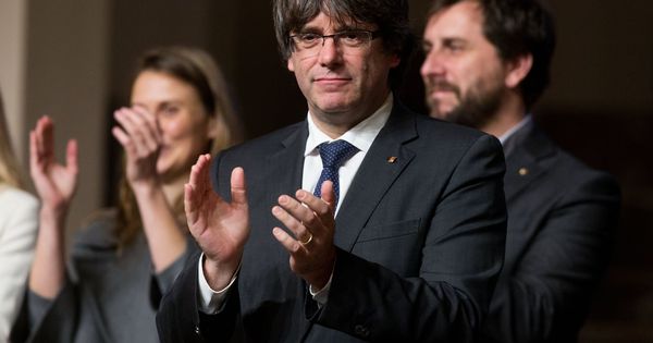 Foto: El expresidente de la Generalitat catalana Carles Puigdemont en Bruselas. (EFE) 