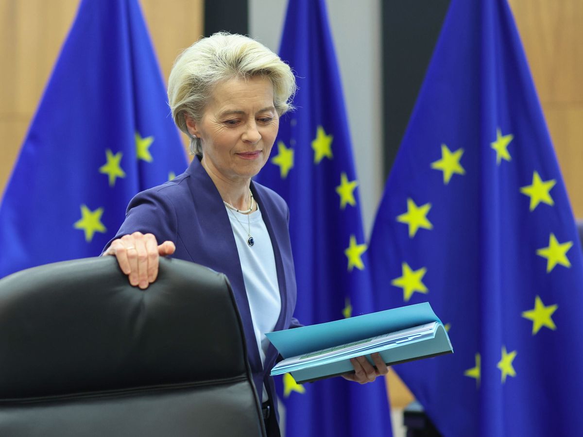 Foto: Ursula von der Leyen, presidenta de la Comisión Europea. (EFE/Olivier Hoslet)