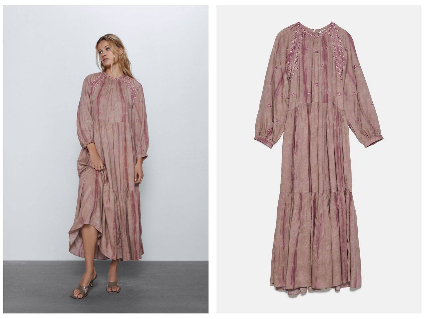 Este vestido de Zara cuesta 25,99 € (Cortesía)