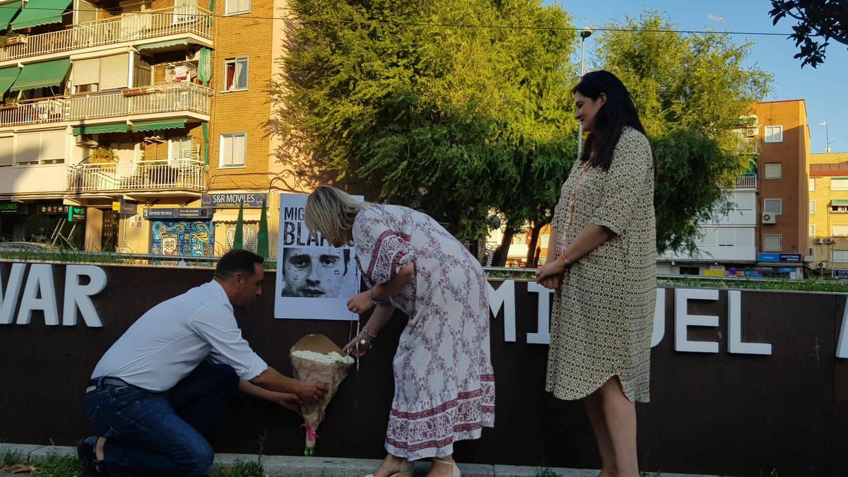 El PP denuncia la destrucción en Parla del homenaje en recuerdo a Miguel Ángel Blanco