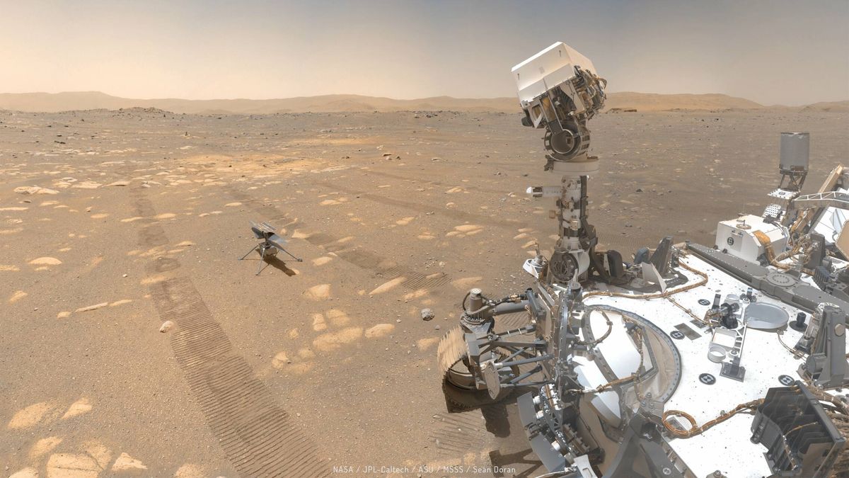 El rover Perseverance perfora su primera roca en Marte