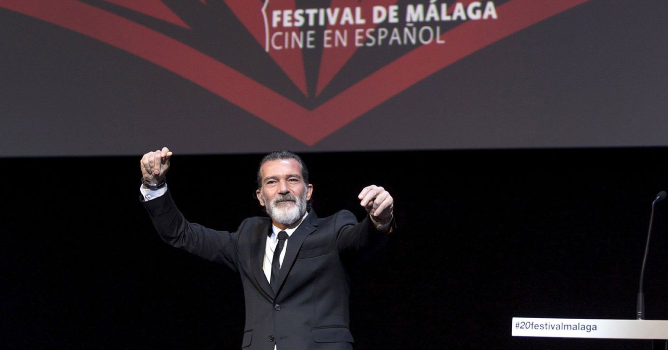 Antonio Banderas en el Festival de Málaga. (Efe)