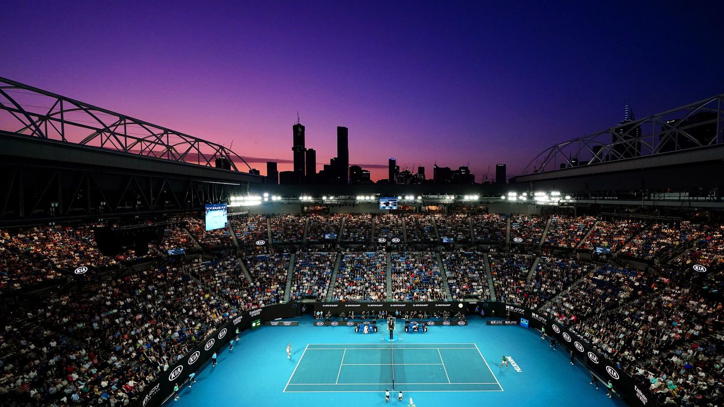 Imagen de la pasada final del torneo, primer Grand Slam del año. (Reuters)