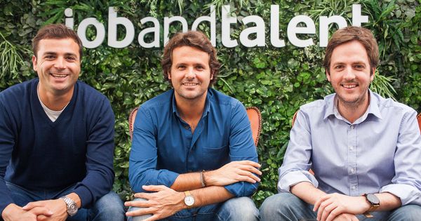 Foto: Félix Ruiz (izq., inversor en Jobandtalent), Juan Urdiales (centro) y Felipe Navío.