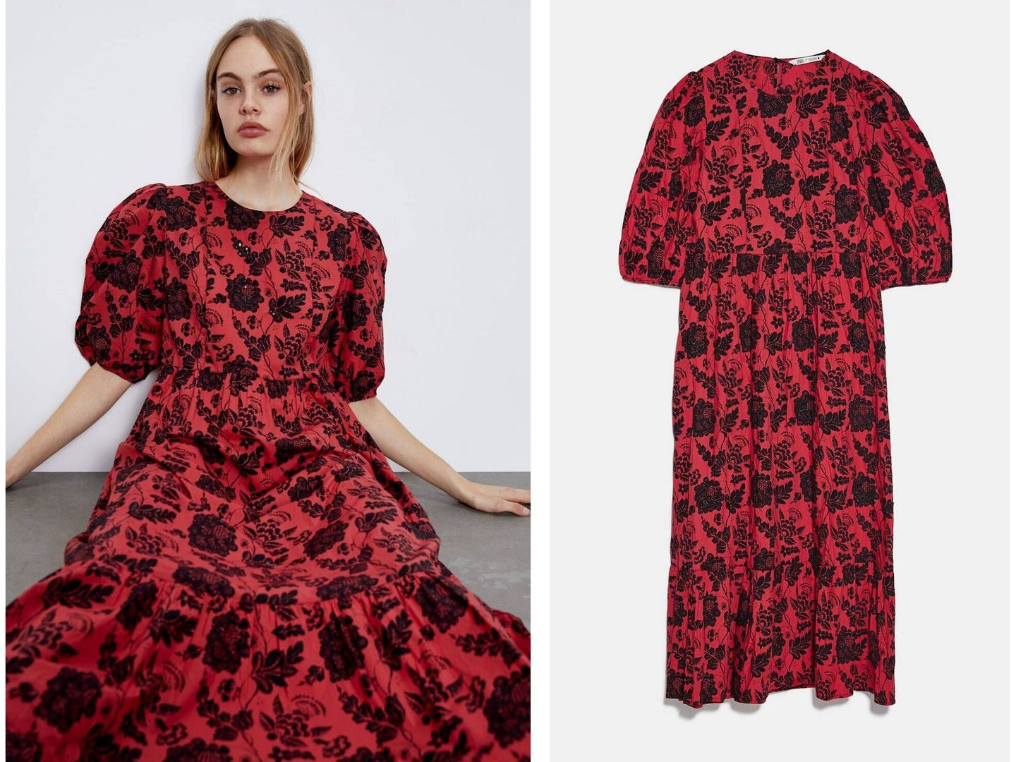 El vestido super ventas de Zara (Cortesía)