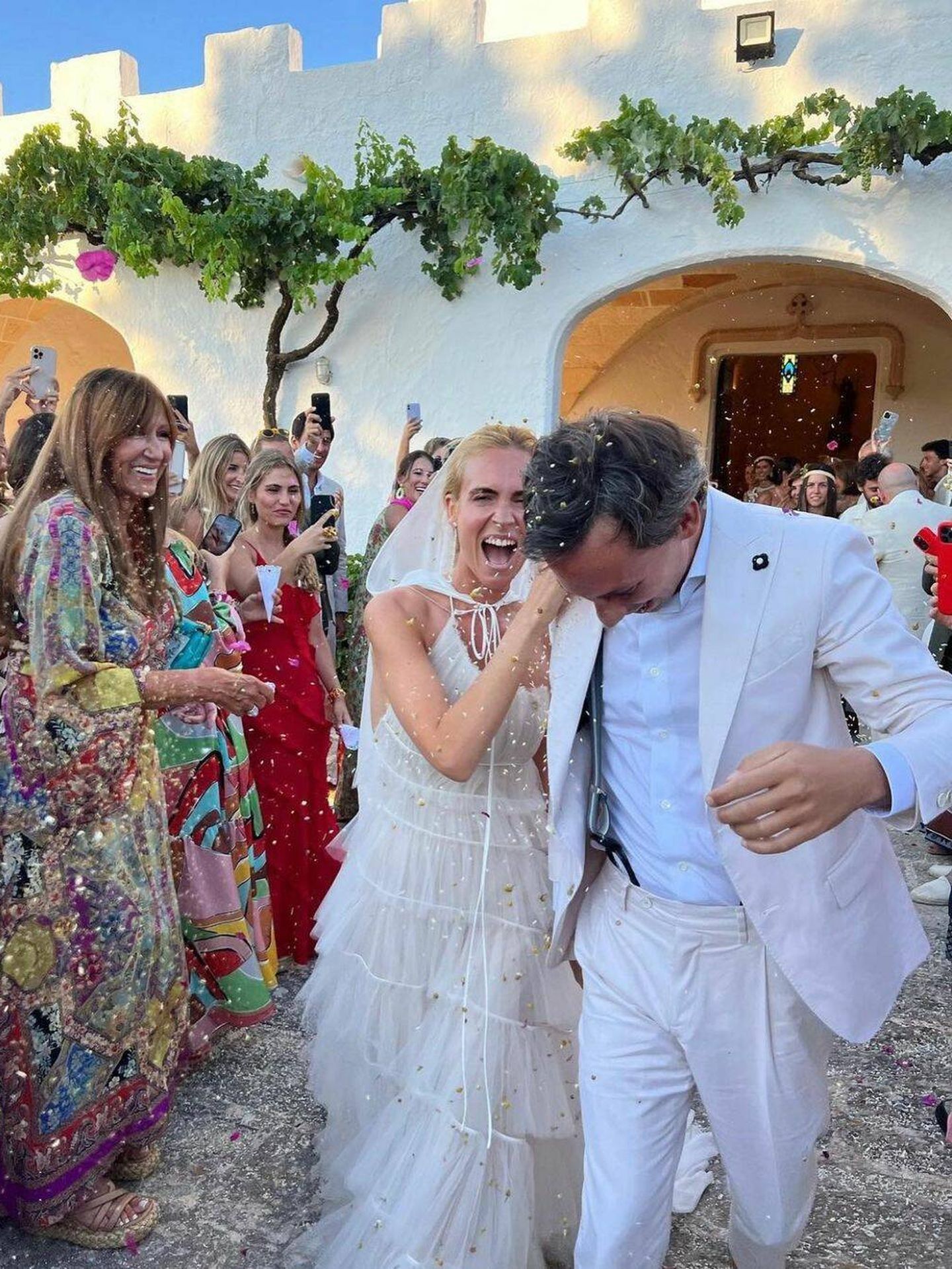 El vestido de novia de Blanca Miró. (Instagram/@blancamiro)