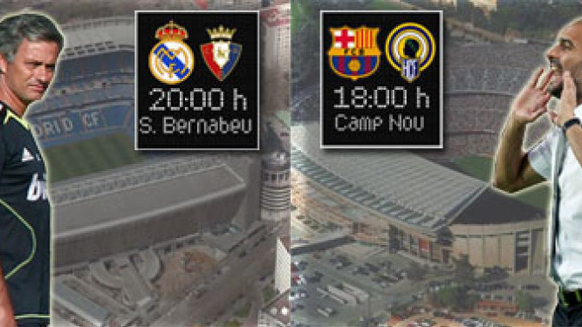 El Bernabéu dará la bienvenida al ‘show de Mourinho’ y el Camp Nou seguirá a lo suyo