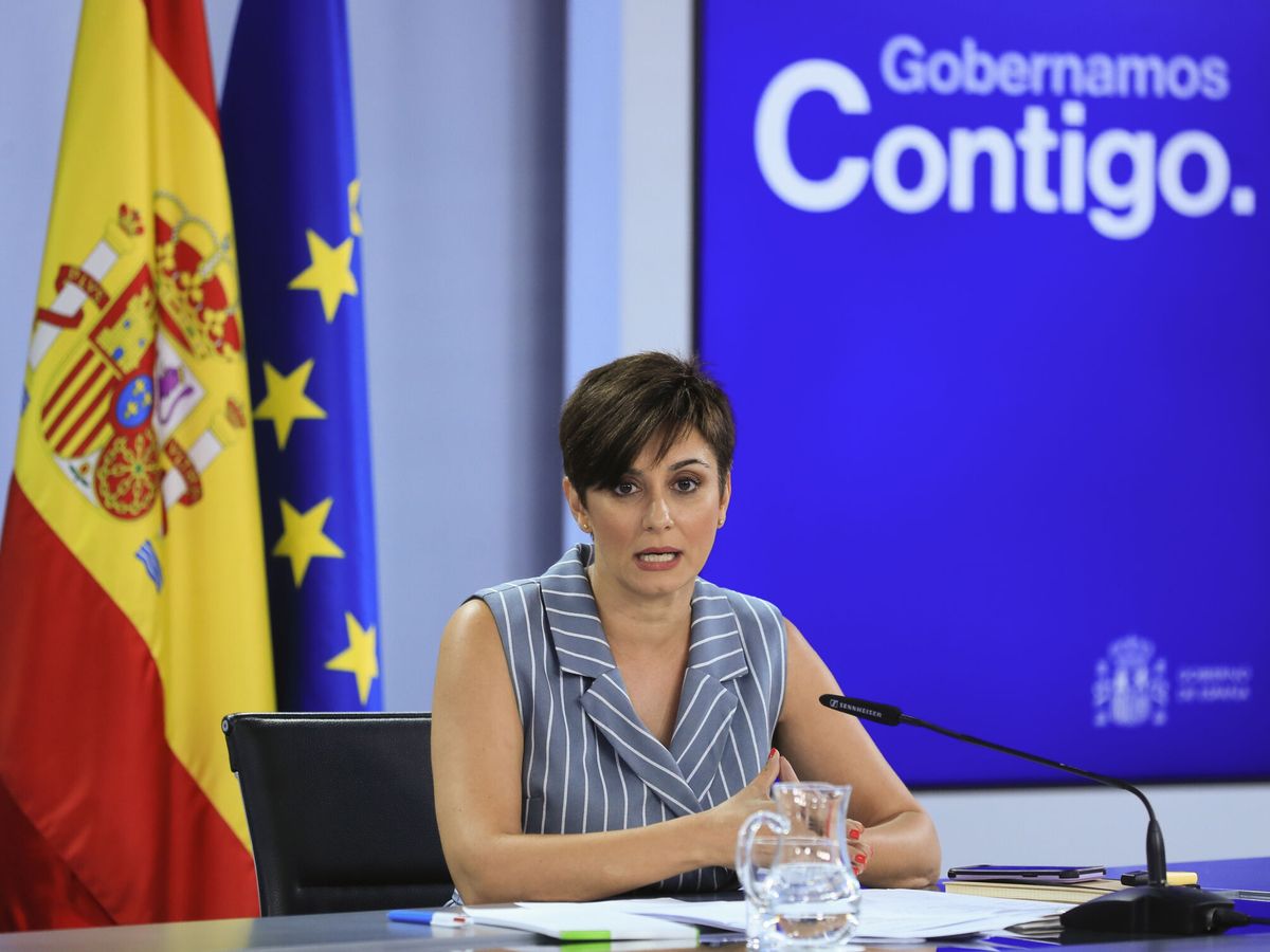 Foto: La portavoz del Gobierno, Isabel Rodríguez. (EFE/Fernando Alvarado)