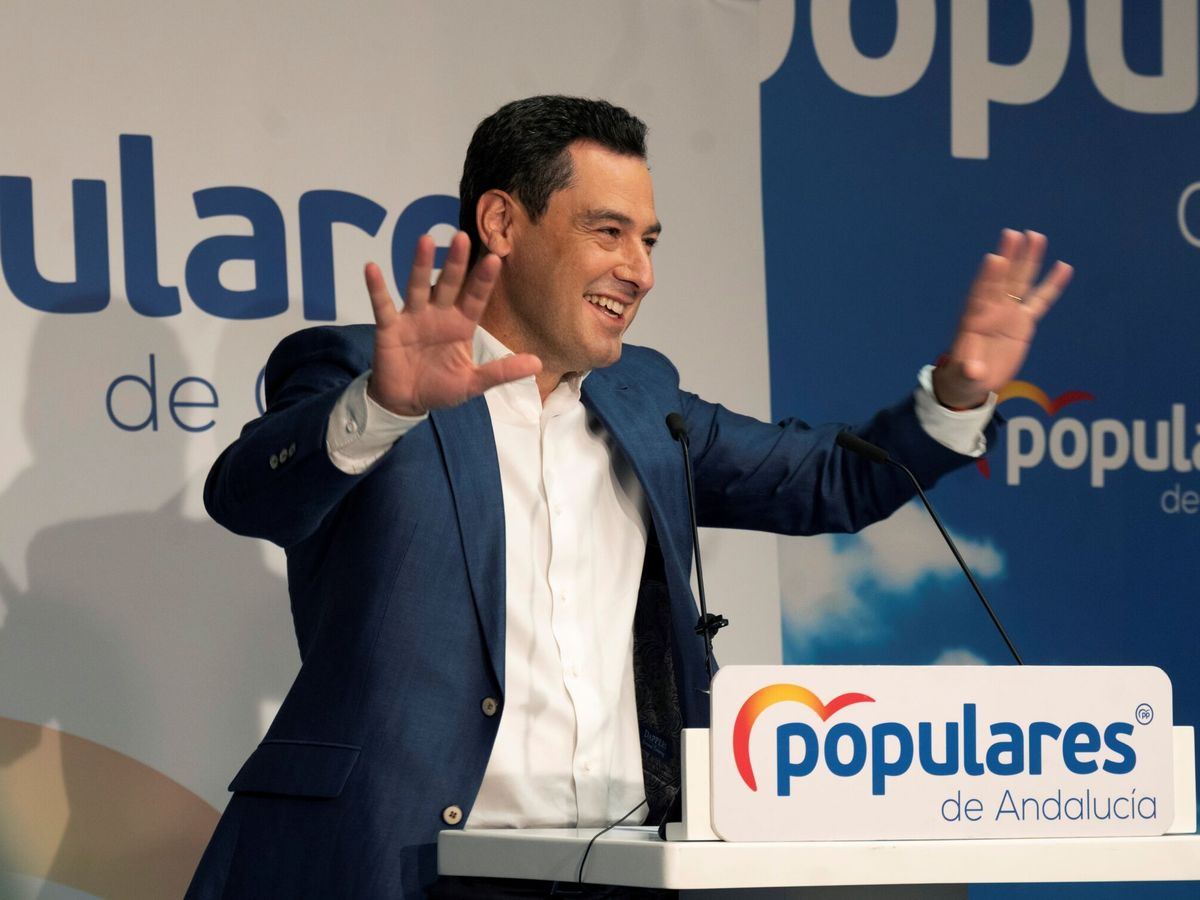 Foto: El presidente del Partido Popular andaluz, Juanma Moreno. (EFE)