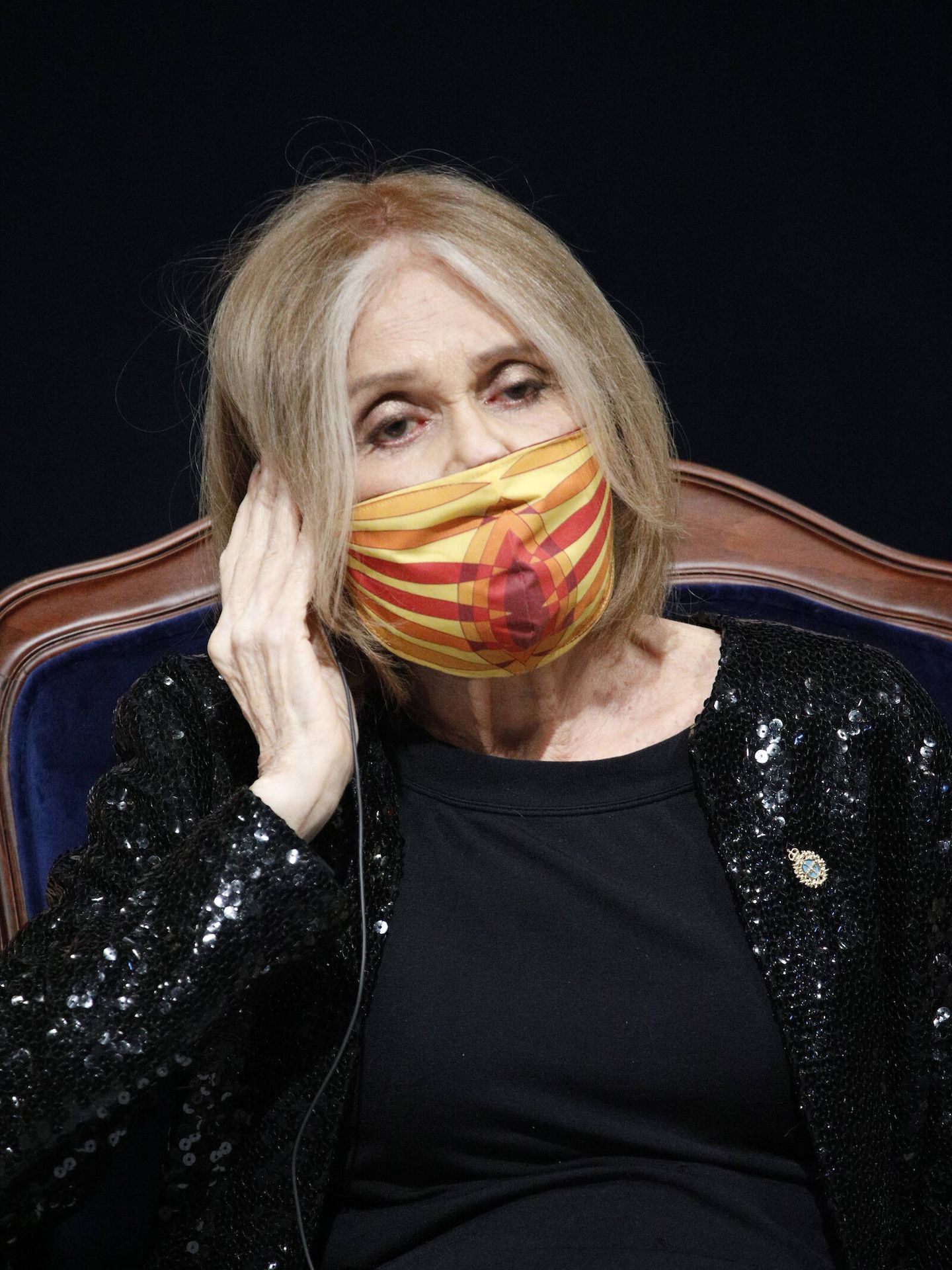 Gloria Steinem, durante la ceremonia. (Limited Pictures)