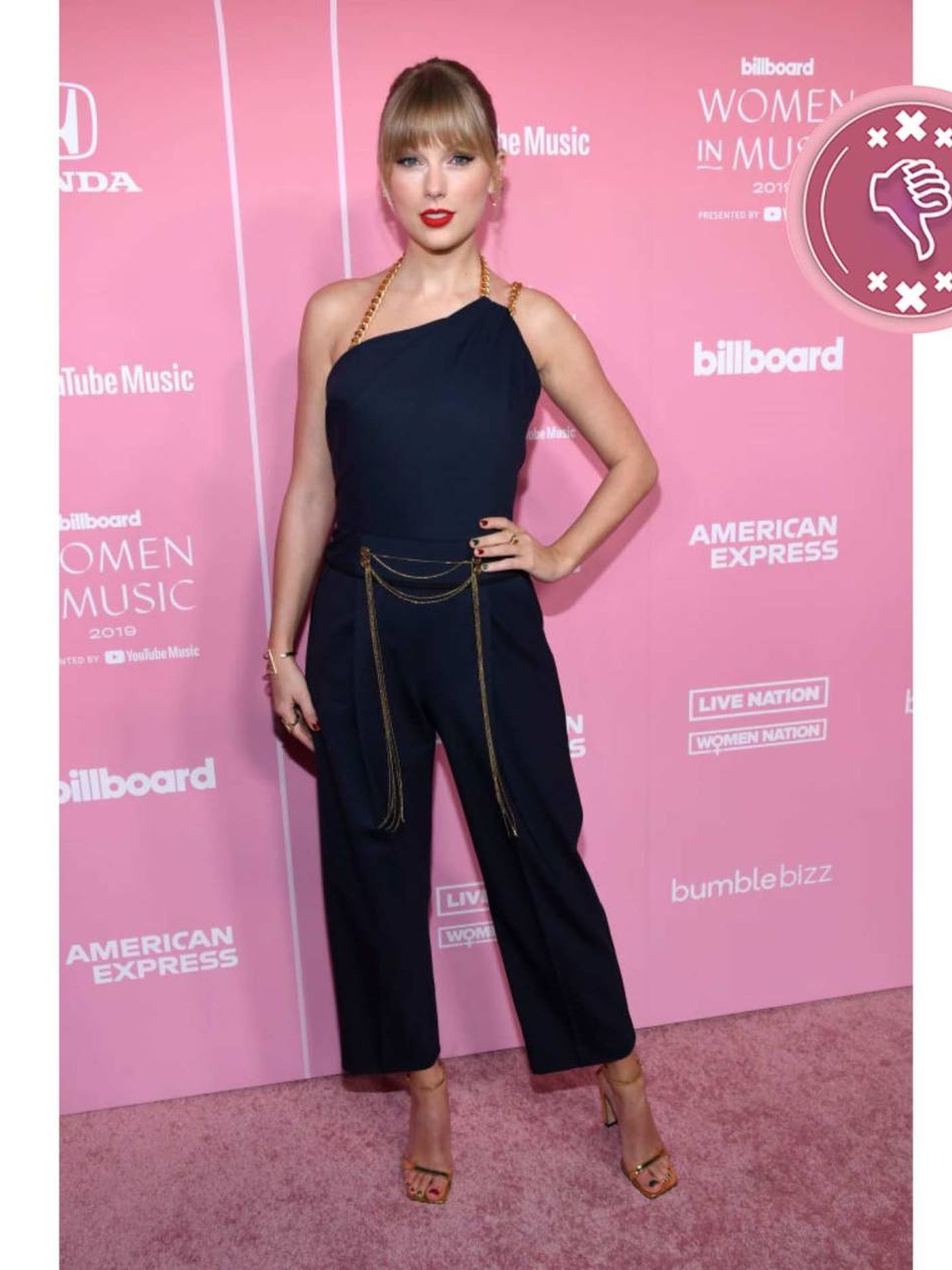 Taylor Swift, en los Premios Billboard 2019. (Getty)