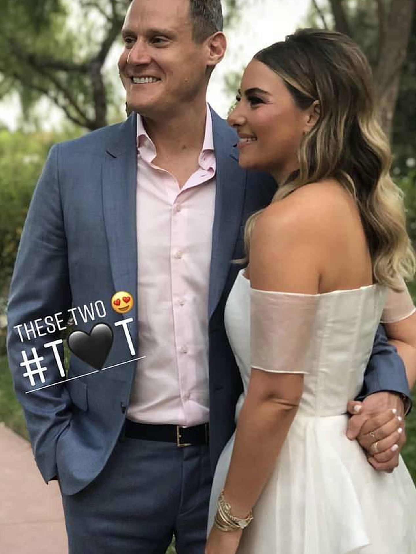 Los invitados de la boda subieron esta foto a internet. (Instagram)