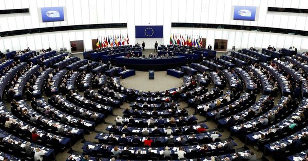 Foto: Vista general de unasesión plenaria en el Parlamento de Estrasburgo. (EFE)