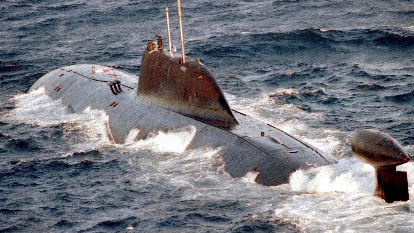 Foto: Submarino SSN K-322 Cachalot, de la clase Akula (US NAVY)