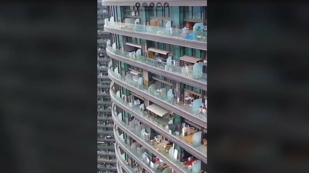El increíble edificio chino en el que viven más de 20.000 personas: "Se diseñó como hotel de lujo"