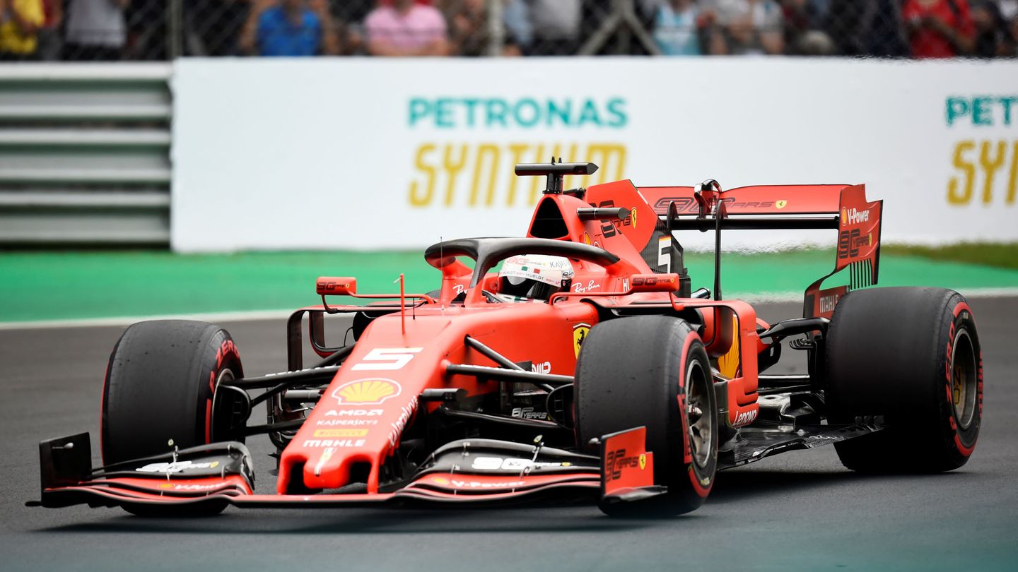 Sebastian Vettel durante el Gran Premio de Italia. (Reuters)